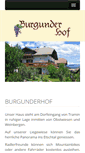 Mobile Screenshot of burgunder-hof.com